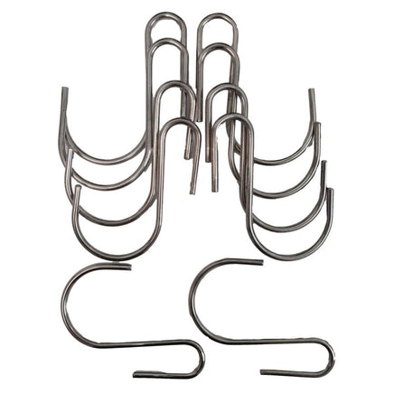 Stainless Steel Hanging Hooks 9cm x 7cm 50 Pieces New Arrivals Kings Warehouse