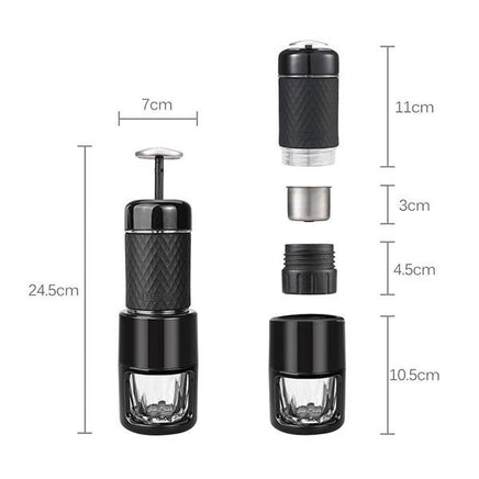 STARESSO Coffee Maker Red Dot Award Winner Portable Espresso Cappuccino Quick Cold Brew Manual Coffee Maker Machines All in One - Pink Outdoor Kings Warehouse