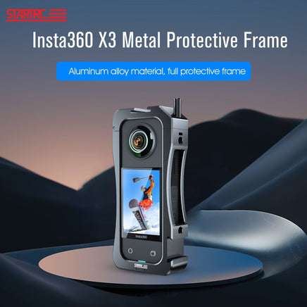 Startrc Insta360 X3 Metal Protective Frame Rabbit Cage Utility aluminium Housing Kings Warehouse