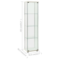 Storage Cabinet Tempered Glass White Storage Supplies Kings Warehouse 