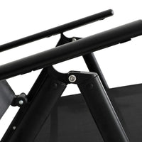 Sun Lounge Outdoor Lounger Recliner Chair Foldable Patio Furniture Kings Warehouse