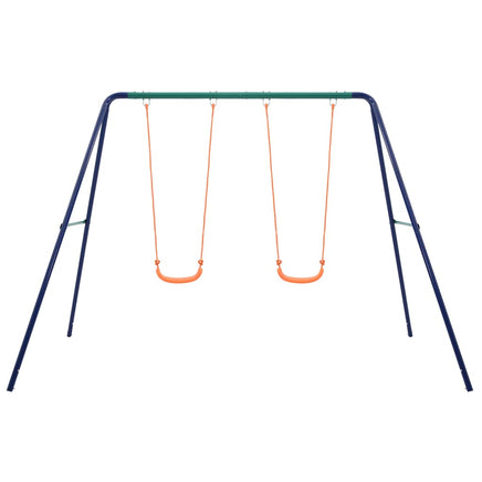 Swing Set with 2 Seats Steel Kings Warehouse