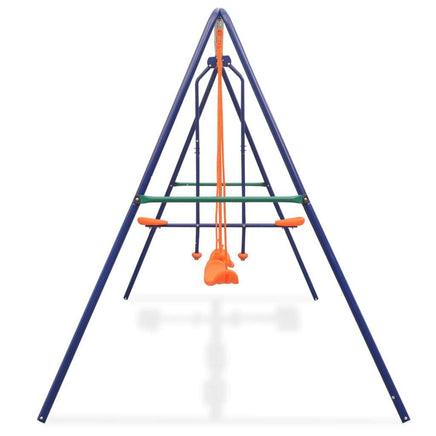 Swing Set with 4 Seats Orange Kings Warehouse