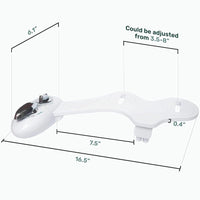 Toilet Bidet Seat Spray Hygiene Water Wash Clean Sanitation Bathroom Attachment Kings Warehouse