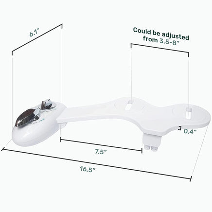 Toilet Bidet Seat Spray Hygiene Water Wash Clean Sanitation Bathroom Attachment Kings Warehouse