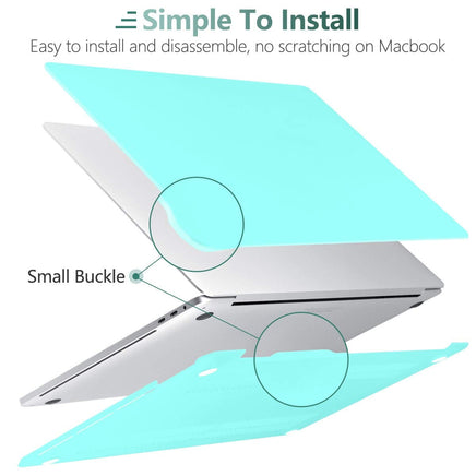 Turquoise MacBook Pro 13 Inch Case 2016-2023 M1 M2 A2338 A2289 A2251 A2159 Hard Shell Case Keyboard Cover Kings Warehouse