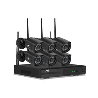 UL-TECH 3MP 8CH NVR Wireless 6 Security Cameras Set Security Supplies Kings Warehouse