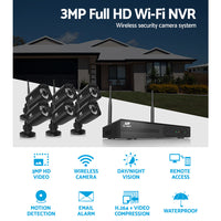 UL-TECH 3MP 8CH NVR Wireless 6 Security Cameras Set Security Supplies Kings Warehouse