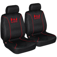 Universal 60/25 Airbag Front Seat Cover Nobody Rides For Free - Red Kings Warehouse