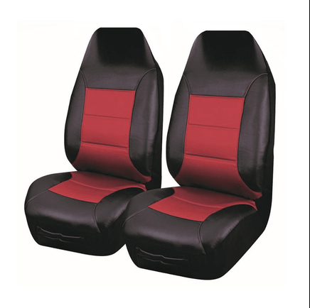 UNIVERSAL FRONT SEAT COVERS SIZE 60/25 RED EL TORO SERIES II Kings Warehouse
