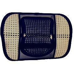 Universal Mesh Back Support - BLACK & BEIGE Kings Warehouse