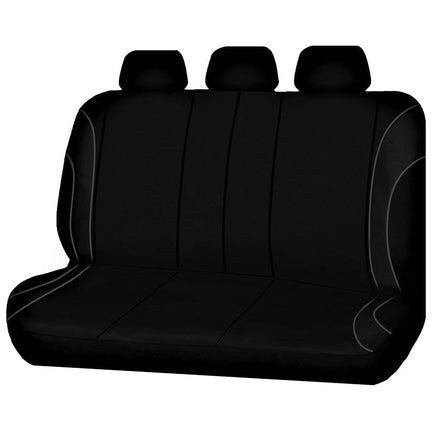 Universal Strident Rear Seat Covers Size 06/08S | Grey Piping Kings Warehouse