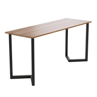 V Shaped Table Bench Desk Legs Retro Industrial Design Fully Welded - Black Kings Warehouse 