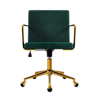 Velvet Office Chair Swivel Desk Chair Armchair Height Adjustable Computer Chairs Office Supplies Kings Warehouse 