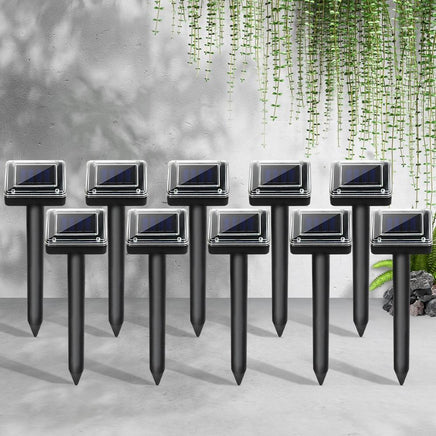 Vermitrap Set of 10 Ultrasonic Solar Powered Snake Repellent Garden Kings Warehouse