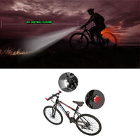 Waterproof Bicycle Bike Lights Front Rear Tail Light Lamp USB Rechargeable IPX4 Kings Warehouse
