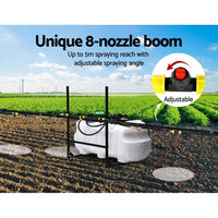 Weed Sprayer 5M Boom Spot Spray Tank ATV Trailer Tractor 100L Home & Garden > Garden Tools Kings Warehouse