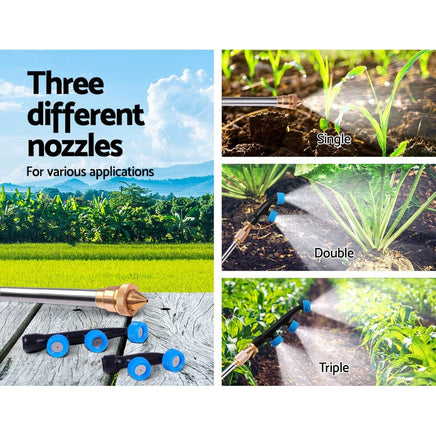 Weed Sprayer 5M Boom Spot Spray Tank ATV Trailer Tractor 100L Home & Garden > Garden Tools Kings Warehouse