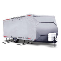 Weisshorn 14-16ft Caravan Cover Campervan 4 Layer UV Water Resistant Kings Warehouse 