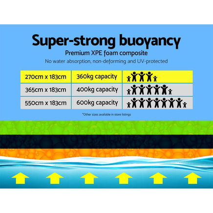 Weisshorn Floating Mat Water Slide Park Stand Up Paddle Pool Sea 270cm Pool & Accessories Kings Warehouse