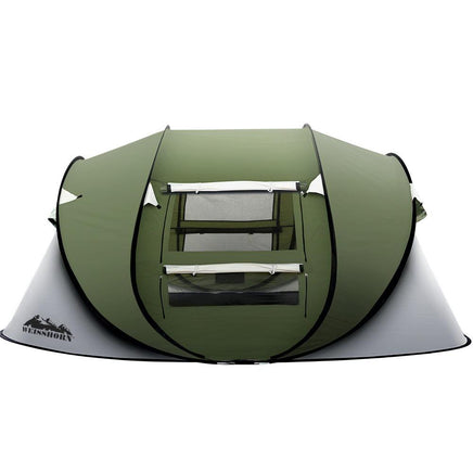 Weisshorn Instant Up Camping Tent 4-5 Person Pop up Tents Family Hiking Beach Dome Outdoor Kings Warehouse