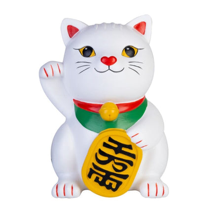White Lucky Cat Table Lamp Kings Warehouse