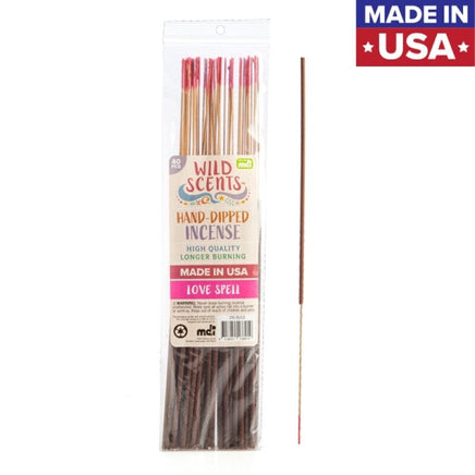 Wild Scents Love Spell Incense (40 pcs) Kings Warehouse