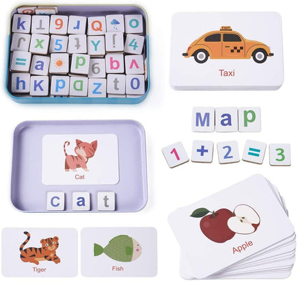 Wooden Magnetic Letters Numbers Alphabet Fridge Magnets Educational Toy Set Preschool Learning for 3 to 5 Years Kid Toddler Kings Warehouse