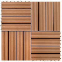 WPC Tiles 30x30cm 11pcs 1m² Brown Kings Warehouse 