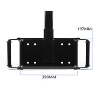 X-BULL Winch Cradle Mounting Plate Bracket Foldable Steel Bar Truck Trailer 4WD Universal For 9000 10000 12000 13000 14500LBS winch Kings Warehouse