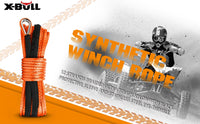 X-BULL Winch Rope Dyneema Synthetic Rope 5.5mm x 13m Tow Recovery Offroad 4wd Kings Warehouse
