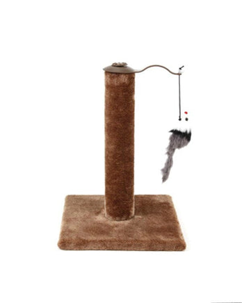 YES4PETS Cat Kitten Single Scratching Post with Toy-Brown Kings Warehouse