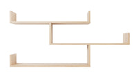 ZURICH MULTI LEVEL SHELF KIT (OAK) Kings Warehouse