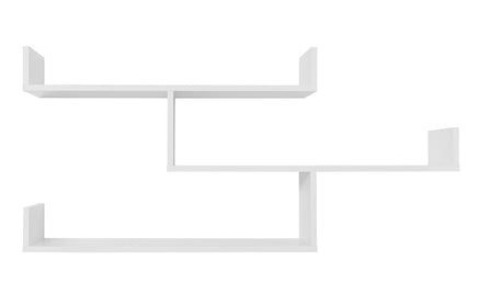ZURICH MULTI LEVEL SHELF KIT (WHITE) Kings Warehouse