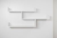 ZURICH MULTI LEVEL SHELF KIT (WHITE) Kings Warehouse