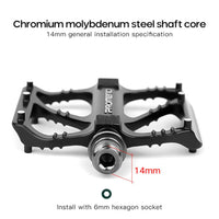 1 Pair Bicycle Pedal Mountain Road Bike Cycling Anti Slip Bearing Pedals Kings Warehouse 