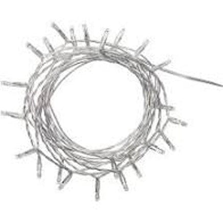 1 Set of 20 LED Plain Artic White Bulb Battery Powered String Lights Christmas Gift Home Wedding Party Bedroom Decoration Table Centrepiece Kings Warehouse 