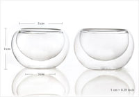 1 Set of Gongfu Chinese Ceremony Tea Set - 6 Glass cups with Infuser and Tealight Candle Pot Warmer Food & Beverage Kings Warehouse 