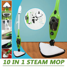 10 in 1 360 degree Steam Mop Floor Cleaner Kitchen Steaming Cleaning Use Water Home & Garden Kings Warehouse