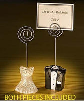 10 Pack of 5 Bride 5 Groom Wedding Name Card Place Stand - Wedding Table Decoration Bomboniere Favour Gift Kings Warehouse 