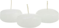 10 Pack of 6 Hour White Floating Candles - 5.8cm diameter - wedding party decoration Kings Warehouse 