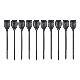 10 Pack Solar Torch Lights 96 LED Flickering Lighting Dancing Flame Garden Lamp Home & Garden Kings Warehouse 