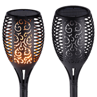 10 Pack Solar Torch Lights 96 LED Flickering Lighting Dancing Flame Garden Lamp Home & Garden Kings Warehouse 