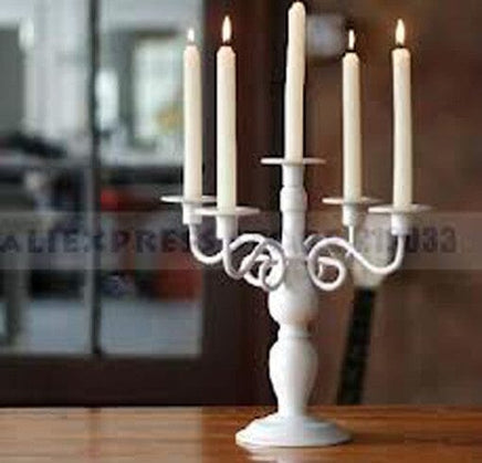 10 pack white wax 20cm taper church house vigil candleabra candle 2CM WIDE Kings Warehouse 