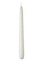 10 pack white wax 20cm taper church house vigil candleabra candle 2CM WIDE Kings Warehouse 