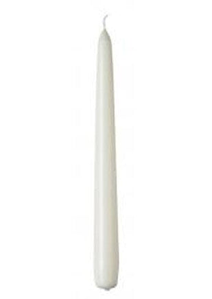 10 pack white wax 20cm taper church house vigil candleabra candle 2CM WIDE Kings Warehouse 