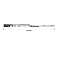10 Pairs of 500mm Soft Close Full Extension Ball Bearing Drawer Runner Kings Warehouse 