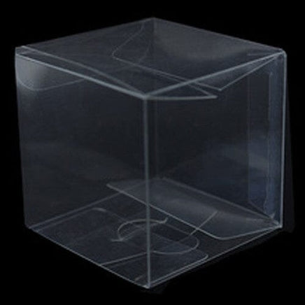 10 Piece Pack -PVC Clear See Through Plastic 15cm Square Cube Box - Large Bomboniere Product Exhibition Gift Kings Warehouse 