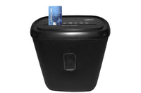 10 Sheet Cross Cut Paper Shredder Machine (Black) 21L Capacity Home & Garden Kings Warehouse 