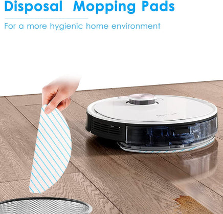 10 X Mopping pads for Ecovacs Deebot T9/T9+/N8 PRO/N8 PRO+/N8/N8+/NEO/T8/T8+/T8 AIVI/X1 PLUS/T10 PLUS Appliances Kings Warehouse 